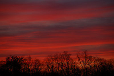 zonsondergang