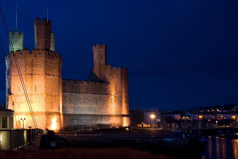 caernarfon-kasteel-05.jpg - Mooi aangelicht